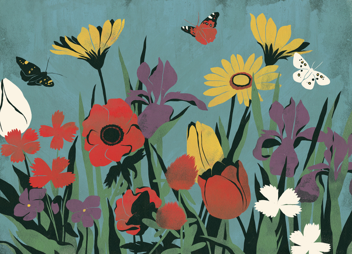 Цветочная Азбука. Форзац