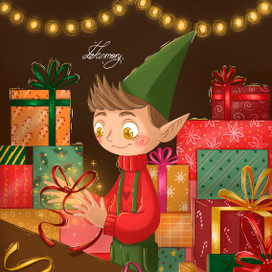 Эльф Финик для новогоднего проекта 