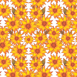 подсолнухи паттерн