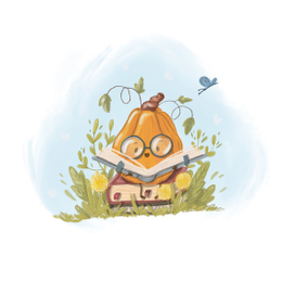 Персонаж "Умная тыква"