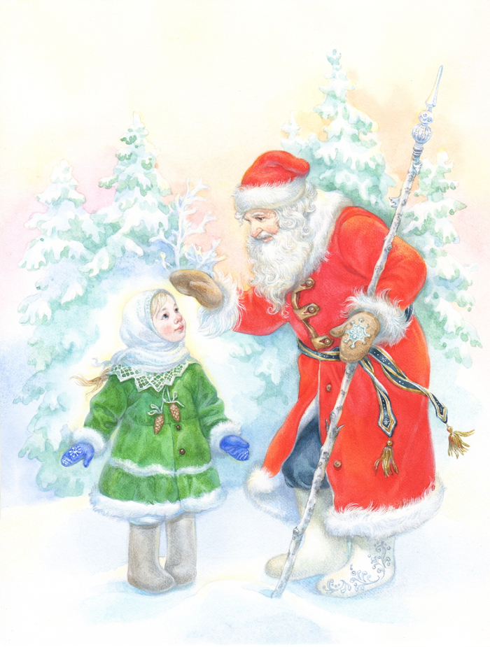 Ёлочка -снегурочка)