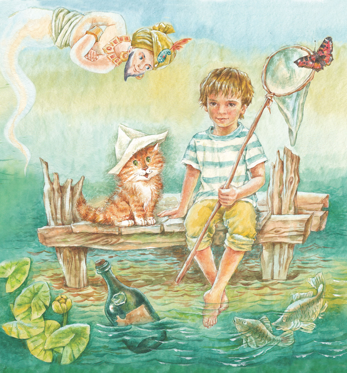 Плывет бутылка по волнам...