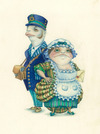 почтальон и служанка