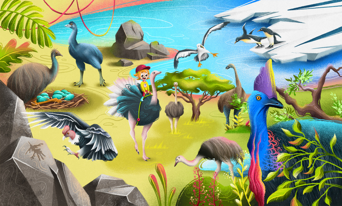 Большие птицы для Чевостика