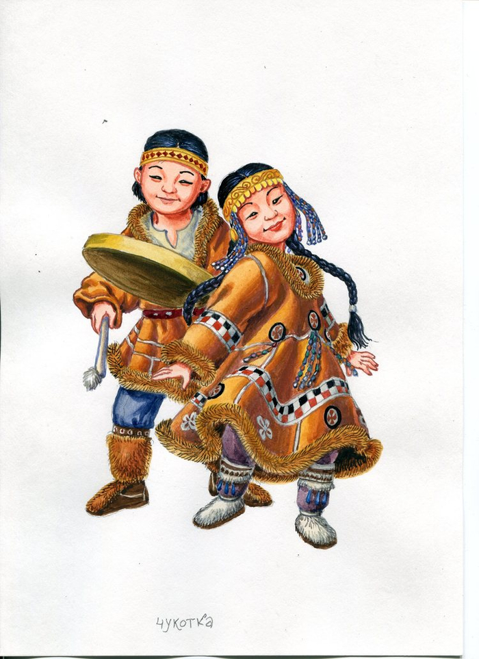 Костюмы народов России