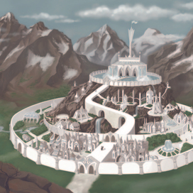 Эльфийский город Гондолин