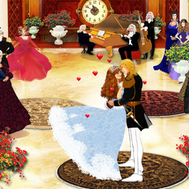 Иллюстрация к сказке "Золушка"