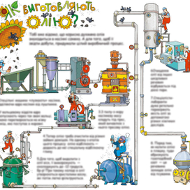 Как делают подсолнечное масло.