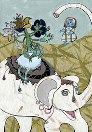 Прощание с букетом.