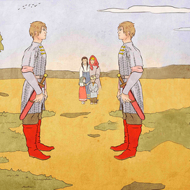 В стилистике Билибина