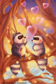 сказочная любовь енотиков