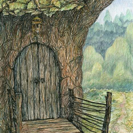 Иллюстрация к сказке "Умный Грач"