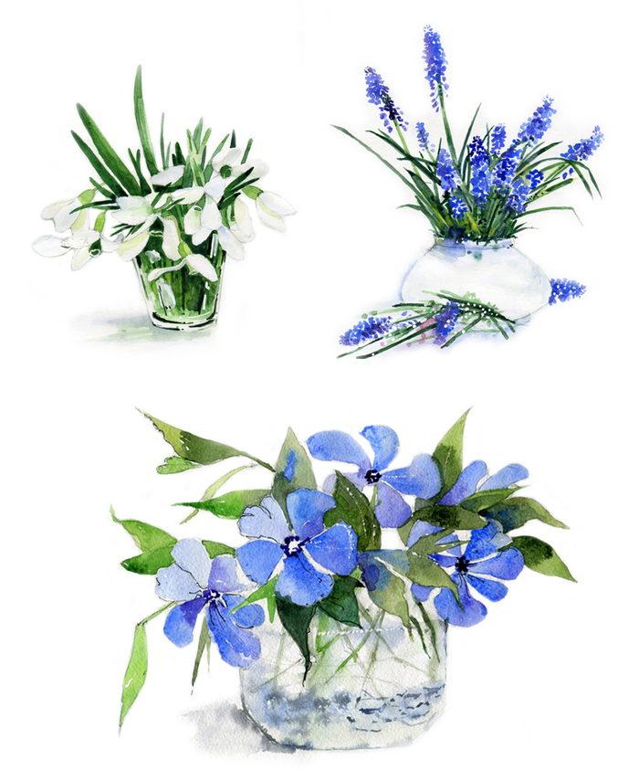 весенние цветы