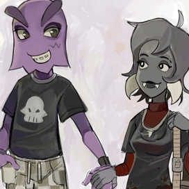 Подборка работ с оригинальными персонажами 