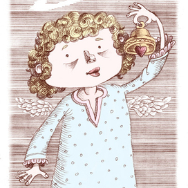 ангел с колокольчиком