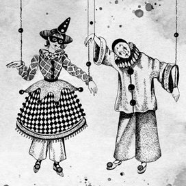 Шмуцтитул к сборнику стихов Натальи Поддубняк "Письма в  Небо"