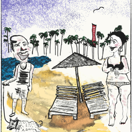 Пляжные люди Гоа - I