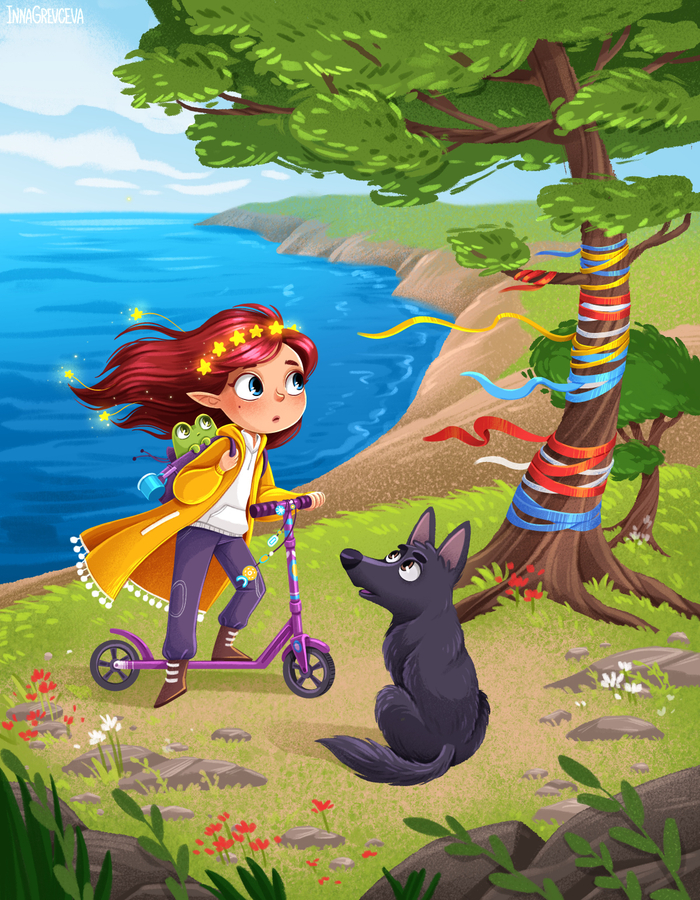 Приключение Феи и Лягушенка на озере Байкал