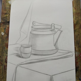 Натюрморт из двух предметов