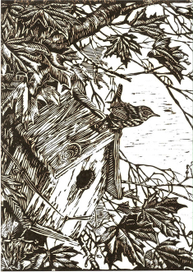 Линогравюра формат А4