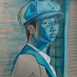 синий такой