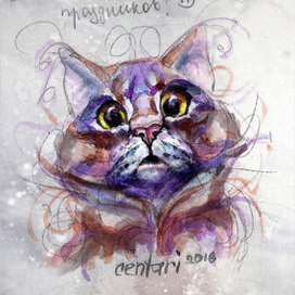 Акварель послепраздничная