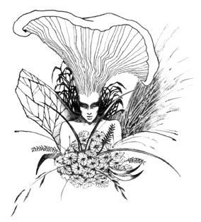 автопортрет с грибом