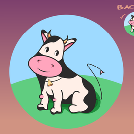 Логотип Коровка