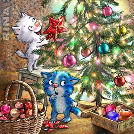 Наряжаем ёлочку!