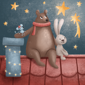 Иллюстрация Звездное небо