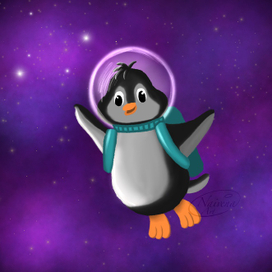 Пингвин в космосе