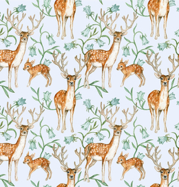 Бесшовный паттерн "Лесная сказка"