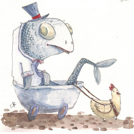 Работа с челленджа  #INKTOBER2020 день 1