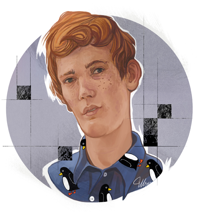 портрет с пингвинами