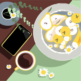 Завтрак с кофе