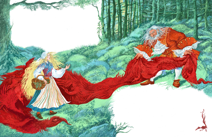 Иллюстрация к книге "Плащ Тролля" Анны Валенберг