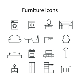 Furniture icons 