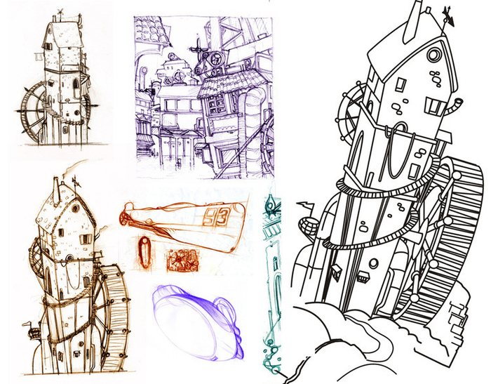 эскизы фонов