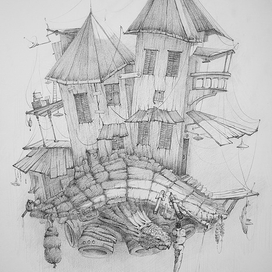 Летающий дом.