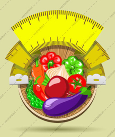 Диетический стикер