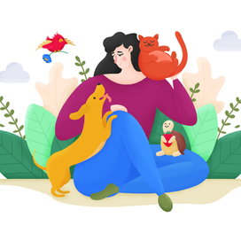 Иллюстрации для сайта Кукушка