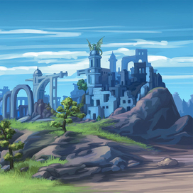 простенький пейзажик