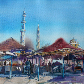 Рыбный рынок в Хургаде