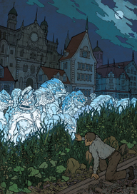 Иллюстрации к повестям Г. Ф. Лавкрафта. «Тень над Иннсмаутом».