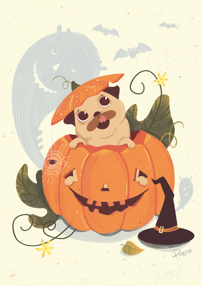 Открытка "Halloween"