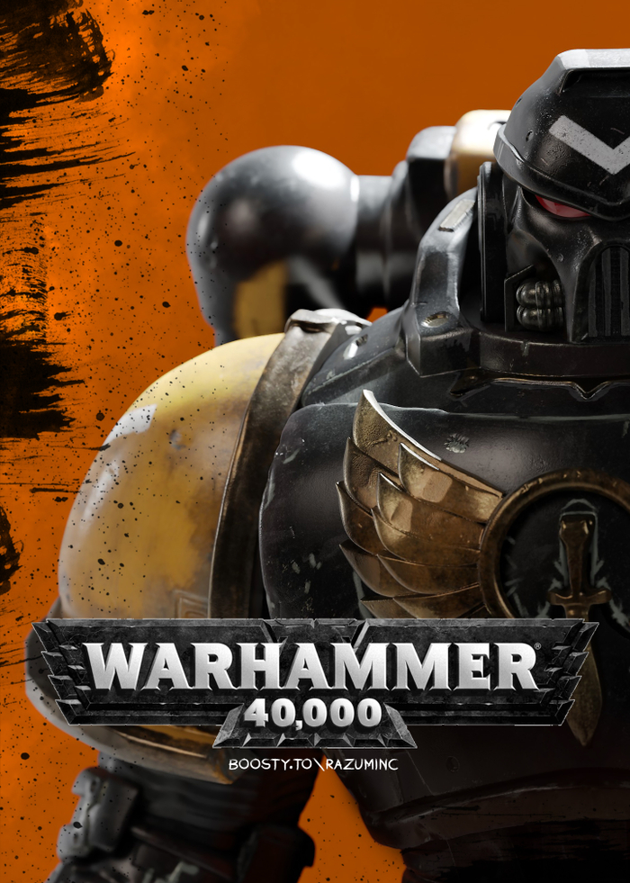 Warhammer 3D скульпт на Ipad