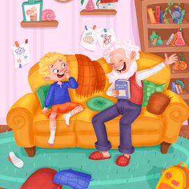 Разворот из книги "Чар и клуб таинственных зверей"