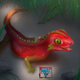 Клубничный геккон