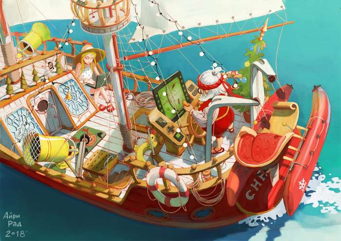 Дед Мороз в отпуске