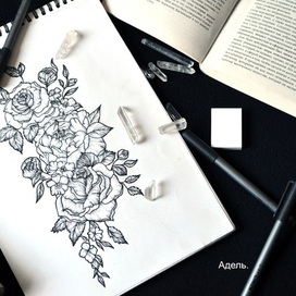 Эскизы тату на заказ.